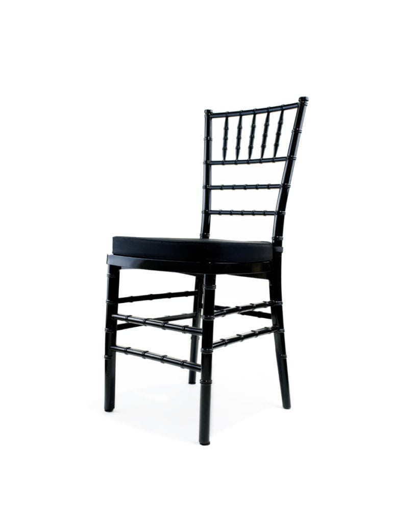 Chiavari Chairs – Black   $8.00