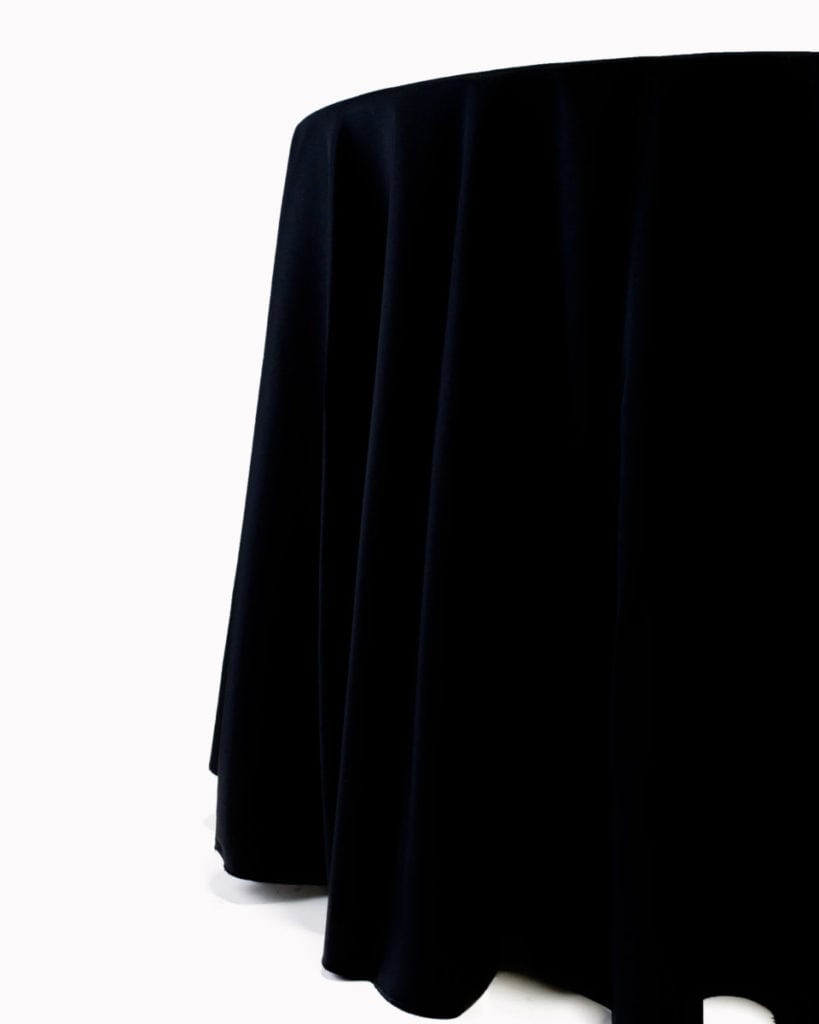 Black – Polyester Table Linen