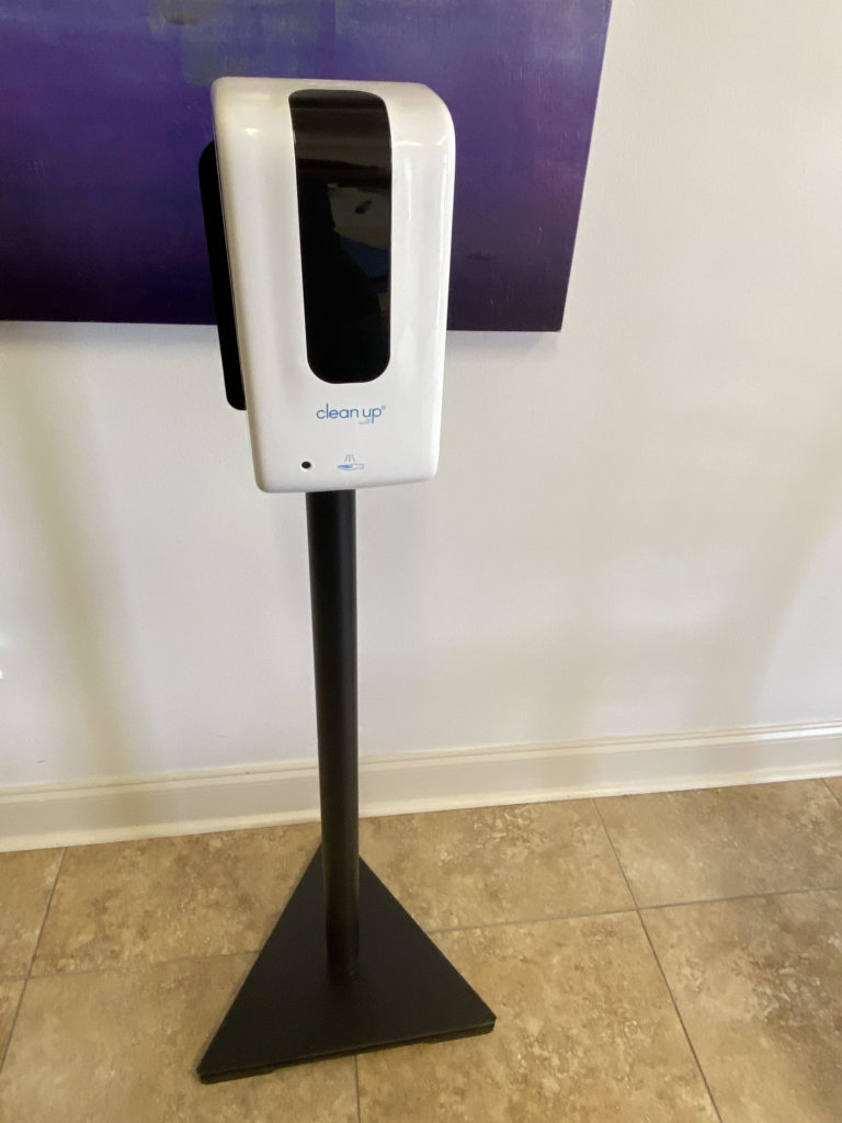 Touchless Hand Sanitizing Station   $30.00